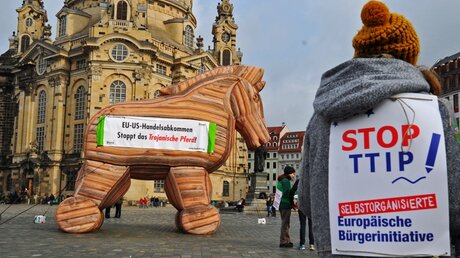 Protest gegen TTIP (dpa)
