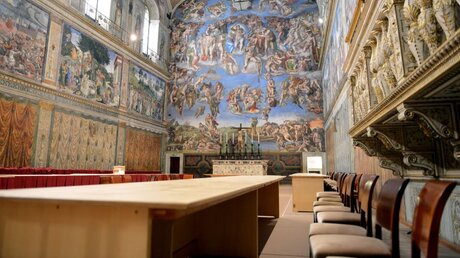 Die Sixtinische Kapelle in Rom (KNA)