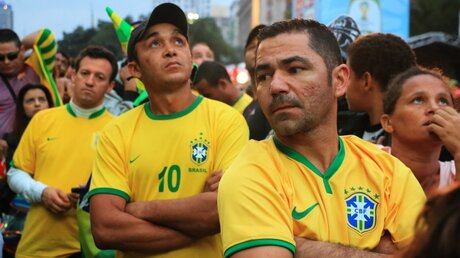 Enttäuschte Brasilianer (dpa)