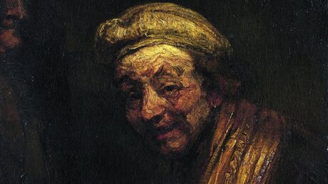 Rembrandt (Harmensz. van Rijn), Selbstbildnis als Zeuxis, um 1662, Öl auf Leinwand, Wallraf-Richartz-Museum & Fondation Corboud, Foto RBA Köln (WRM)
