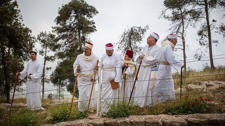 Samaritaner pilgern zum Berg Garizim  / © Corinna Kern (KNA)