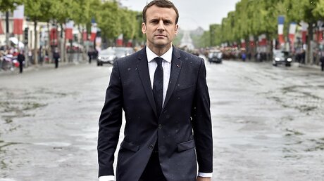 Staatspräsident Emmanuel Macron / © Alain Jocard (dpa)