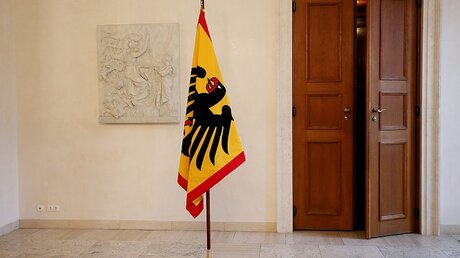 Standarte des Bundespräsidenten / © Wolfgang Kumm (dpa)