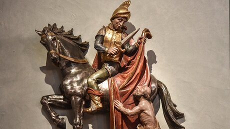 Statue des heiligen Martin / © Harald Oppitz (KNA)