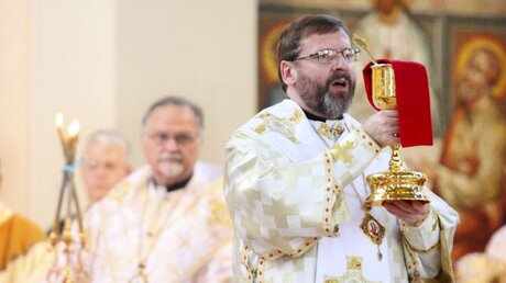 Swjatoslaw Schewtschuk, Großerzbischof von Kiew / © Sarah Webb (KNA)