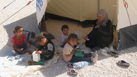 Hunderttausende haben Syrien schon verlassen (dpa)