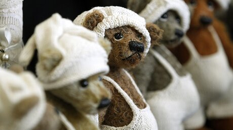 Der Teddybär ist ein beliebtes Kuscheltier / © Roland Weihrauch (dpa)