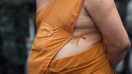 Übergewichtiger buddhistischer Mönch / © Rungroj Yongrit (dpa)
