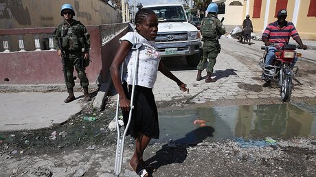Haiti nach dem Hurrikan / © Orlando Barria (dpa)