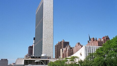 Sitz der Vereinten Nationen in New York (epd)