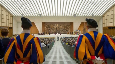 Vatikanische Audienzhalle / © Osservatore Romano (KNA)