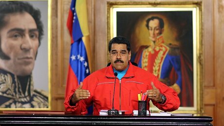 Venezuelas Präsident Nicolas Maduro / © Miraflores Press (dpa)