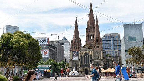 Kathedrale in Melbourne / © Julian Smith (dpa)