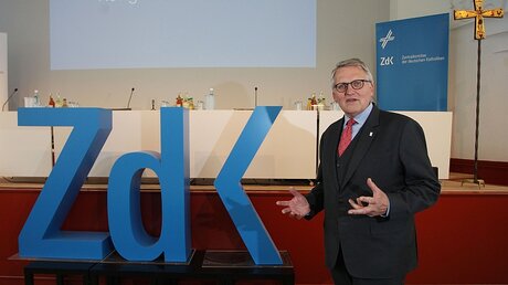 ZdK-Präsident Thomas Sternberg / © Sebastian Willnow (dpa)