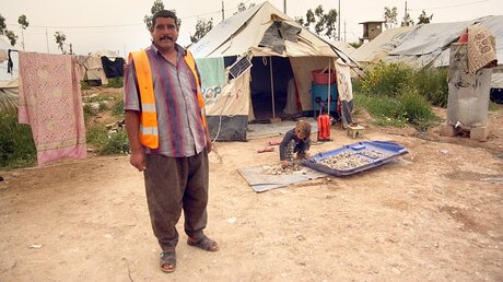 Flüchtlingslager in Erbil, Nordirak / © Jan Kuhlmann (dpa)