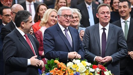 Frank-Walter Steinmeier ist neuer Bundespräsident / © Bernd Von Jutrczenka (dpa)