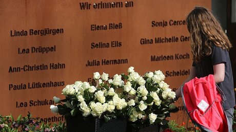 Gedenken an die Opfer des Germanwings-Absturzes / © Ina Fassbender (dpa)
