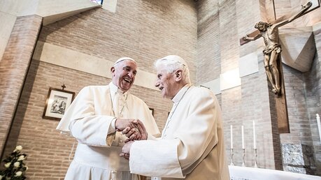 Wieder mischt sich der Ex-Papst in die Kirchenpolitik ein / © Osservatore Romano (KNA)