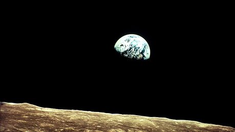Blick vom Mond auf die Erde / © KEYSTONE (epd)