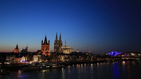 Blick auf den Kölner Dom / © Oliver Berg (dpa)