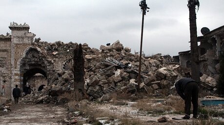 Zerstörung in Aleppo / © Str (dpa)