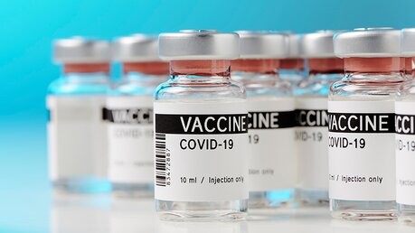 Ampullen mit Covid-19-Impfstoff / © M-Foto (shutterstock)