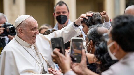 Audienz mit Papst Franziskus (Archiv) / © Vatican Media/Romano Siciliani (KNA)