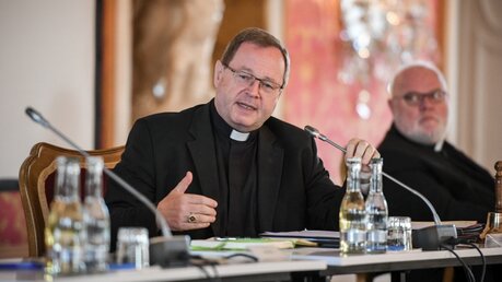 Bischof Georg Bätzing / © Julia Steinbrecht (KNA)
