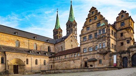 Blick auf die antike Bamberger Kathedrale und das Diözesanmuseum / © Anatolii Lyzun (shutterstock)