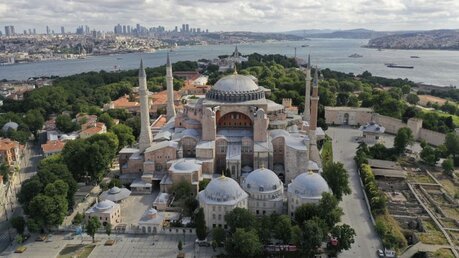 Blick auf die Hagia Sophia / © Osman Orsal/XinHua (dpa)