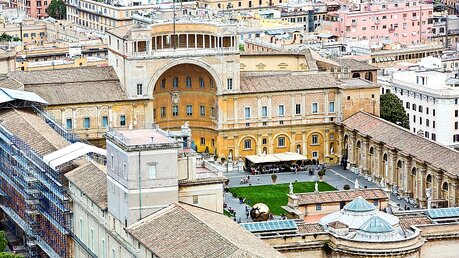 Blick auf die Vatikanischen Museen / © Romano Siciliani (KNA)