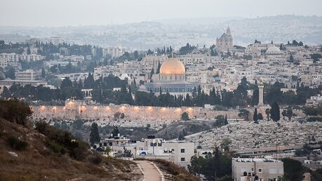 Blick auf Jerusalem und den Tempelberg / © Harald Oppitz (KNA)