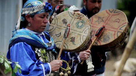Die Mapuche drängen seit Jahrzehnten auf Anerkennung ihrer Rechte / © Alexander Brüggemann (KNA)