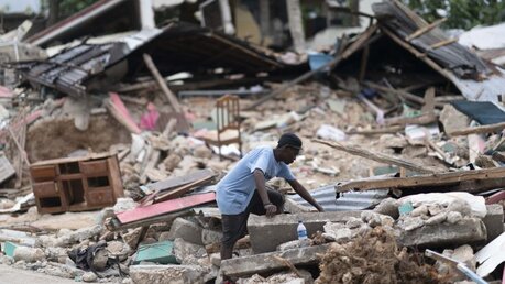 Erdbeben in Haiti / © David de la Paz (dpa)