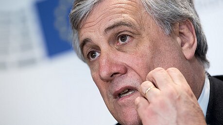 EU-Parlamentspräsident Antonio Tajani / © Bernd von Jutrczenka (dpa)