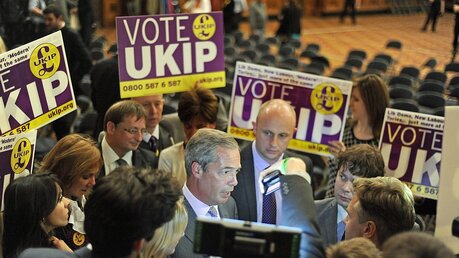 Nigel Farage von der nationalistischen UKIP (dpa)