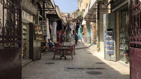 Gasse in der Altstadt von Jerusalem / © Pfarrer Regamy Thillainathan (berufen.de)