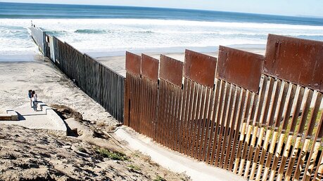 Grenzzaun zwischen den USA und Mexiko  / © Alejandro Zepeda (dpa)