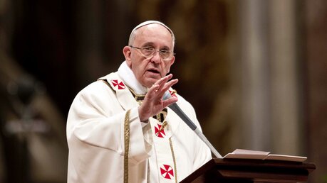 Papst Franziskus im Jahr 2014 / © Vatican Media/Romano Siciliani (KNA)