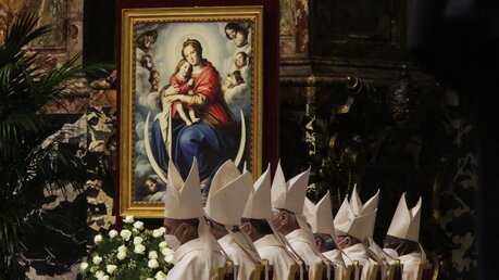 Bild der Muttergottes im Petersdom / © Romano Siciliani (KNA)