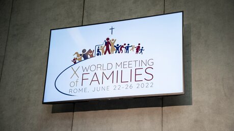 Logo des Weltfamilientreffens / © Cristian Gennari/Romano Siciliani (KNA)