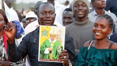 Papst Franziskus im Südsudan / © Paul Haring/CNS photo (KNA)