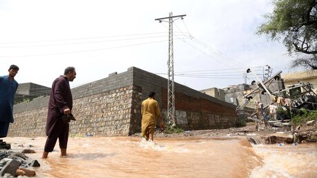Hochwasser in Pakistan / © Ahmad Kamal (dpa)