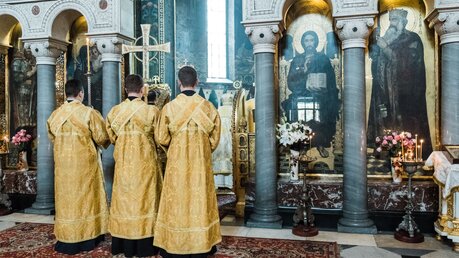 Orthodoxer Gottesdienst in Kiew. / © Andrey Lomakin (KNA)