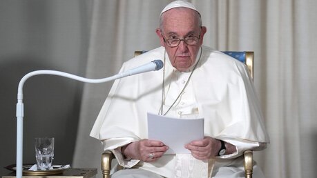 Papst Franziskus / © Nathan Denette/Canadian Press via ZUMA Press (dpa)