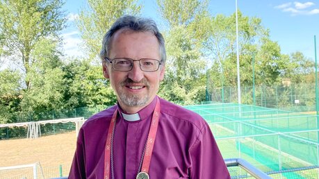 Robert Innes, Bischof der Diözese in Europa der Kirche von England / © Sabine Kleyboldt (KNA)