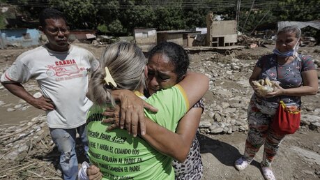 Trauer nach Erdrutsch in Venezuela / © Jesus Vargas (dpa)