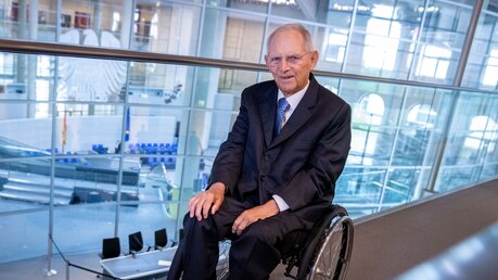 Wolfgang Schäuble (CDU) / © Kay Nietfeld (dpa)