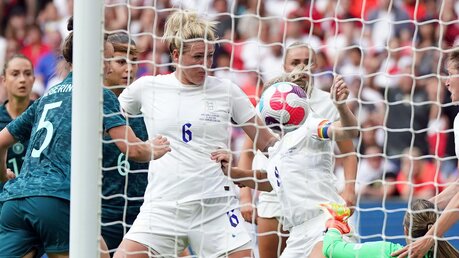 Endspiel der Frauenfußball-EM in London / © Nick Potts (dpa)