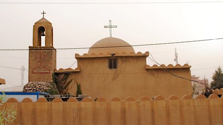 Assyrische Gemeinde St. Georg in der irakischen Stadt Erbil  / © Agnes Tandler (epd)